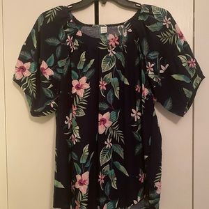 Old navy floral baby doll top